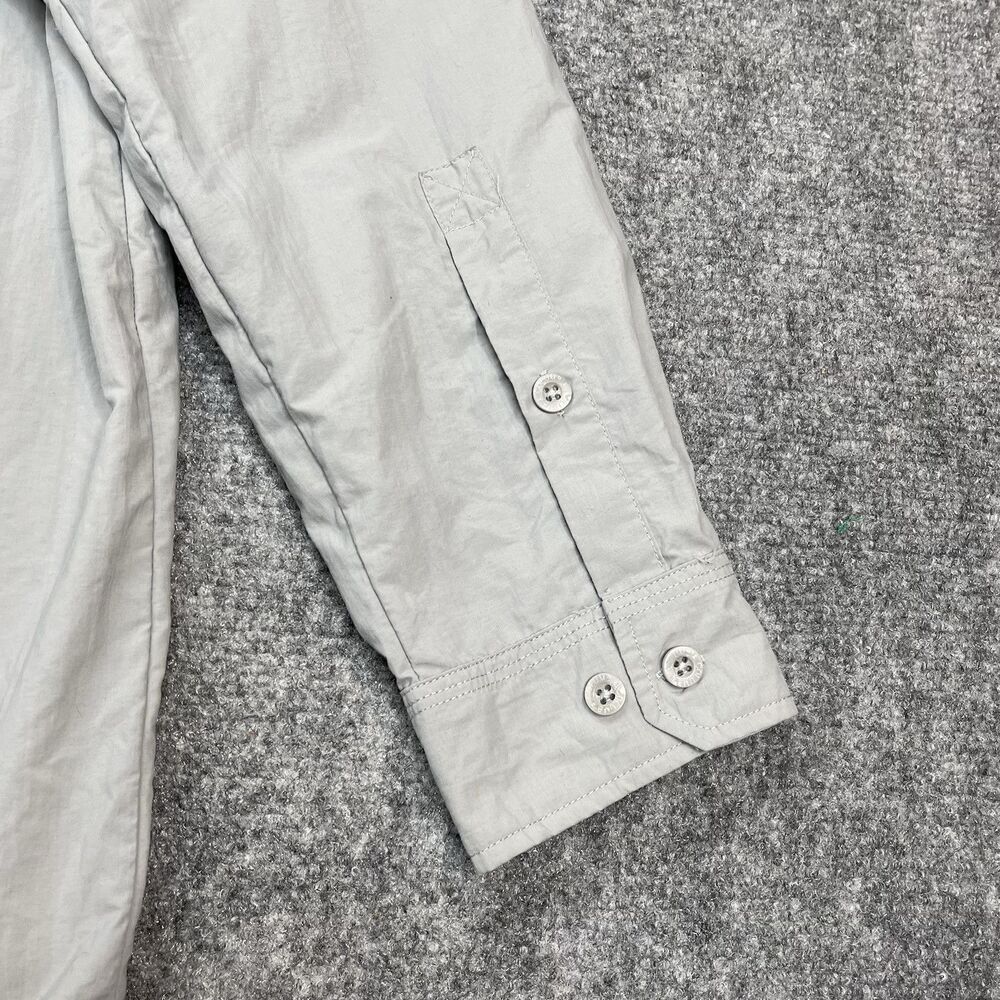 Columbia Shirt Mens XXL Omni Shield Roll Tab Sleeve Gray Nylon Fishing Outdoor - Picture 7 of 10